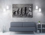 Wallity WY44 Banksy Lienzo Decorativo 50 x 70 cm